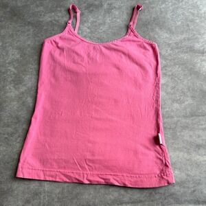 Mabel Pink Cami Tank Top Womens Size 85 Adjustable Spaghetti Straps Cotton Blend